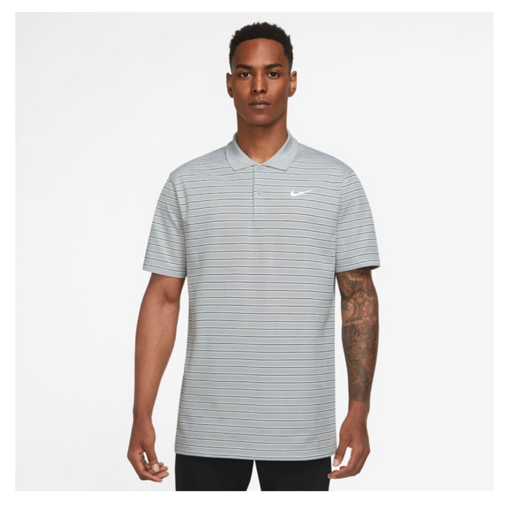 Nike Mens Victory Striped Golf Polo Size Medium NWT! Style# DH0829-077